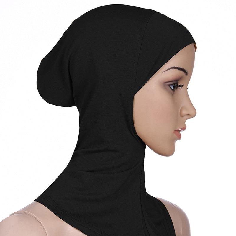 New Luxury Fashion Winter Soft Colorful Inner Hijab Cap Muslim Turban Hijab Caps Muslim Under Scarf  Women Lightweight Hijab Bonnet Muslim Women Elegant Scarf Turbans Head For Women Women's Hijabs Hijab Caps Hat For Women