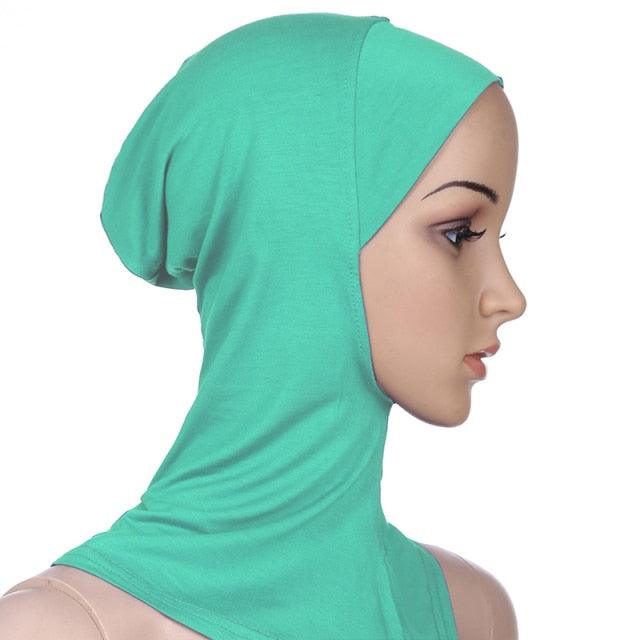New Luxury Fashion Winter Soft Colorful Inner Hijab Cap Muslim Turban Hijab Caps Muslim Under Scarf  Women Lightweight Hijab Bonnet Muslim Women Elegant Scarf Turbans Head For Women Women's Hijabs Hijab Caps Hat For Women
