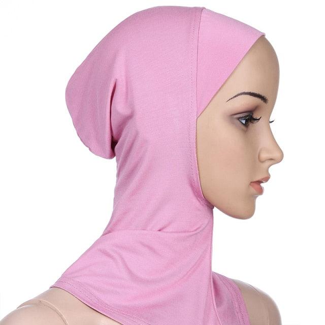 New Luxury Fashion Winter Soft Colorful Inner Hijab Cap Muslim Turban Hijab Caps Muslim Under Scarf  Women Lightweight Hijab Bonnet Muslim Women Elegant Scarf Turbans Head For Women Women's Hijabs Hijab Caps Hat For Women