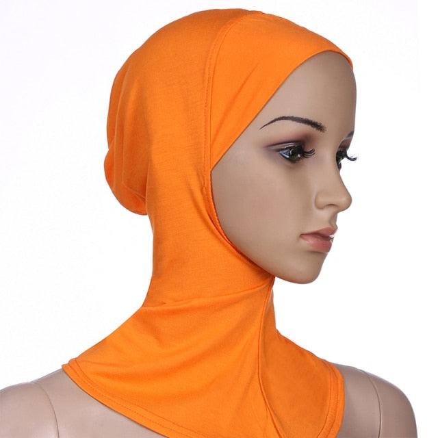 New Luxury Fashion Winter Soft Colorful Inner Hijab Cap Muslim Turban Hijab Caps Muslim Under Scarf  Women Lightweight Hijab Bonnet Muslim Women Elegant Scarf Turbans Head For Women Women's Hijabs Hijab Caps Hat For Women