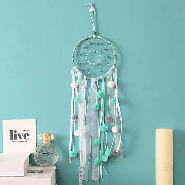 New Luxury Original Silver Gray Dream Catcher 2 Ring Feather Hanging Art Gifts To Bestie Friends Creative Valentine's Day Gifts