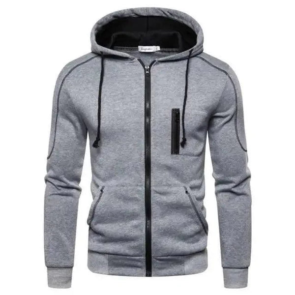 New Men Hoodies Jacket Fleece Hooded Coat Sportwear Male Streetwear Tracksuit Sweatshirts Hoodie Sweatshirt Sets Casual Jogging Athletic Hoodies
