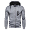New Men Hoodies Jacket Fleece Hooded Coat Sportwear Male Streetwear Tracksuit Sweatshirts Hoodie Sweatshirt Sets Casual Jogging Athletic Hoodies