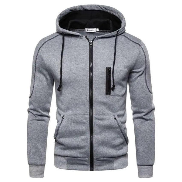 New Men Hoodies Jacket Fleece Hooded Coat Sportwear Male Streetwear Tracksuit Sweatshirts Hoodie Sweatshirt Sets Casual Jogging Athletic Hoodies