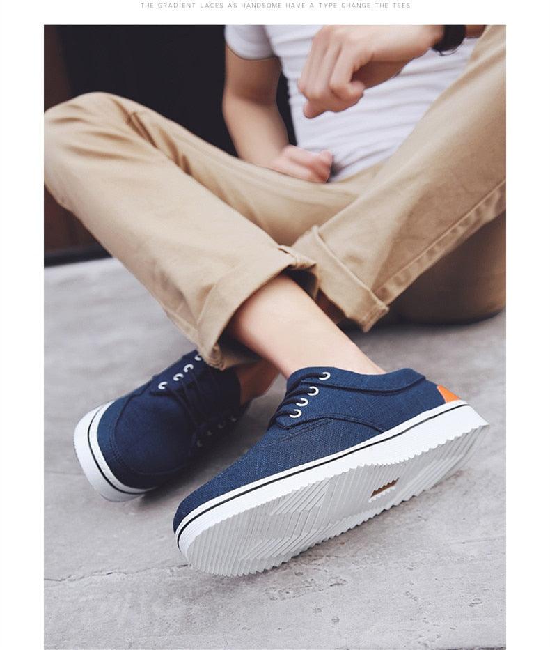 New Men's Flats High Quality Casual Shoes Handmade Shoes Casual Sports Flats Men Lightweight Comfortable Walking Shoes Outdoor Walking Sneakers For Mens