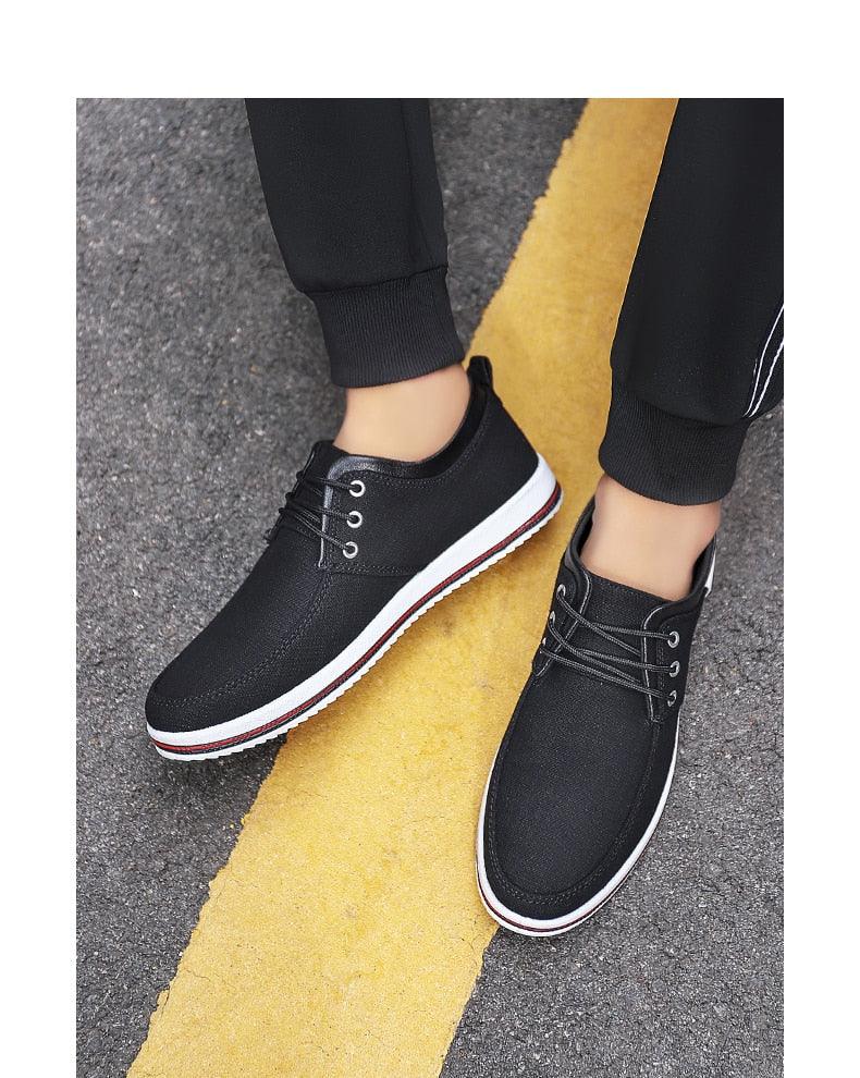 New Men's Flats High Quality Casual Shoes Handmade Shoes Casual Sports Flats Men Lightweight Comfortable Walking Shoes Outdoor Walking Sneakers For Mens