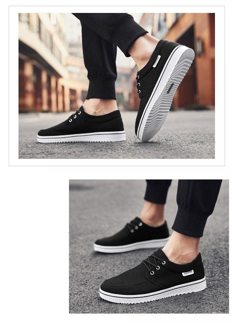 New Men's Flats High Quality Casual Shoes Handmade Shoes Casual Sports Flats Men Lightweight Comfortable Walking Shoes Outdoor Walking Sneakers For Mens