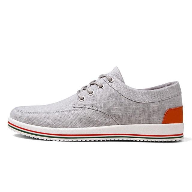 New Men's Flats High Quality Casual Shoes Handmade Shoes Casual Sports Flats Men Lightweight Comfortable Walking Shoes Outdoor Walking Sneakers For Mens