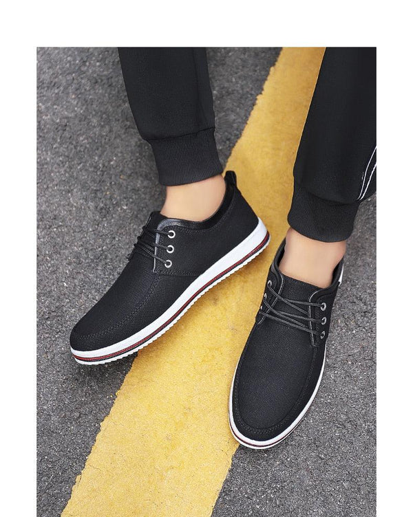 New Men's Flats High Quality Casual Shoes Handmade Shoes Casual Sports Flats Men Lightweight Comfortable Walking Shoes Outdoor Walking Sneakers For Mens
