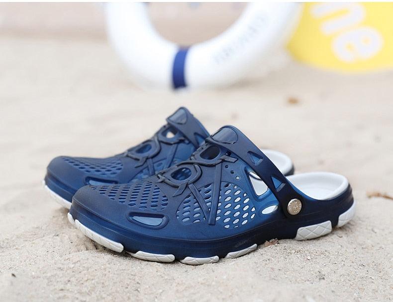 New Mens Sandals Summer Flip Flops Slippers Outdoor Beach Casual Shoes Sandals Water Shoes Outdoor Beach Yard Pool Shower Summer Sandals Outdoor Slippers