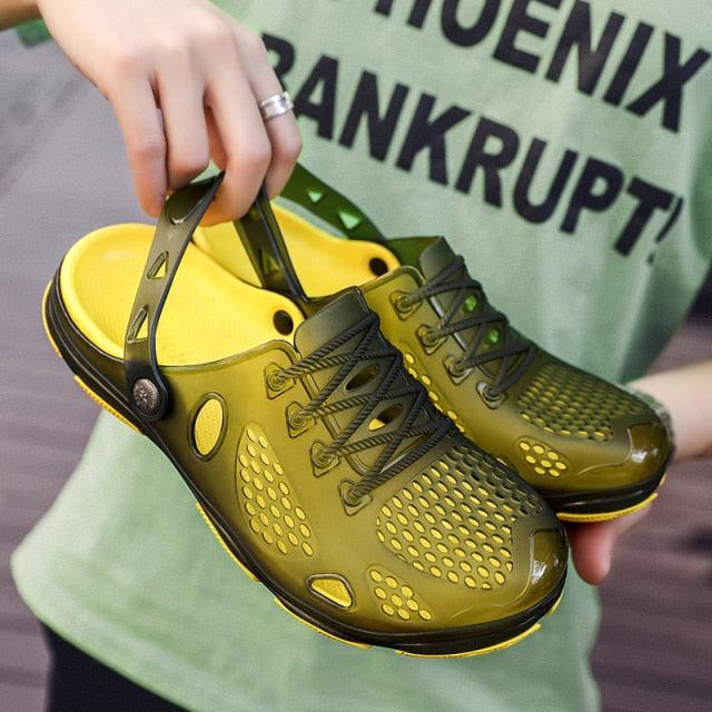 New Mens Sandals Summer Flip Flops Slippers Outdoor Beach Casual Shoes Sandals Water Shoes Outdoor Beach Yard Pool Shower Summer Sandals Outdoor Slippers