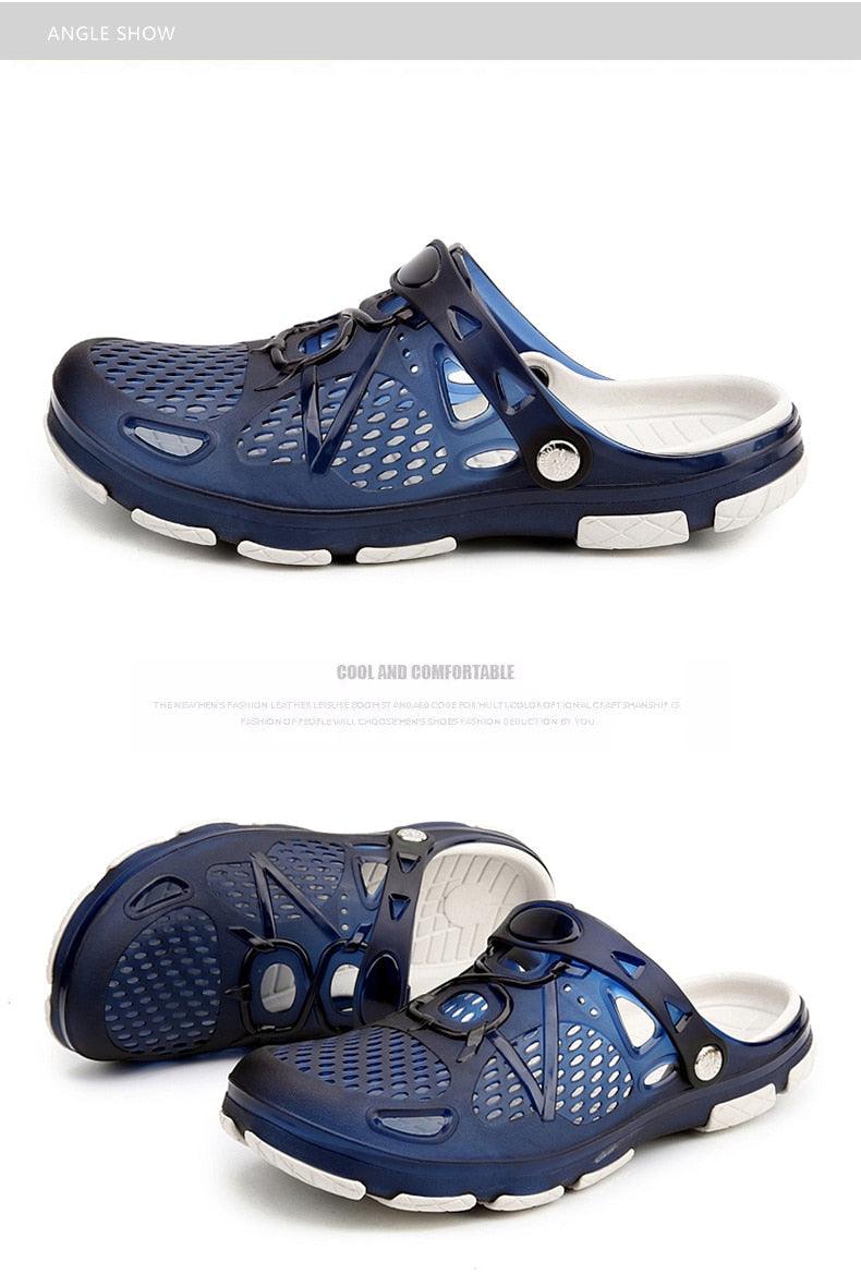 New Mens Sandals Summer Flip Flops Slippers Outdoor Beach Casual Shoes Sandals Water Shoes Outdoor Beach Yard Pool Shower Summer Sandals Outdoor Slippers