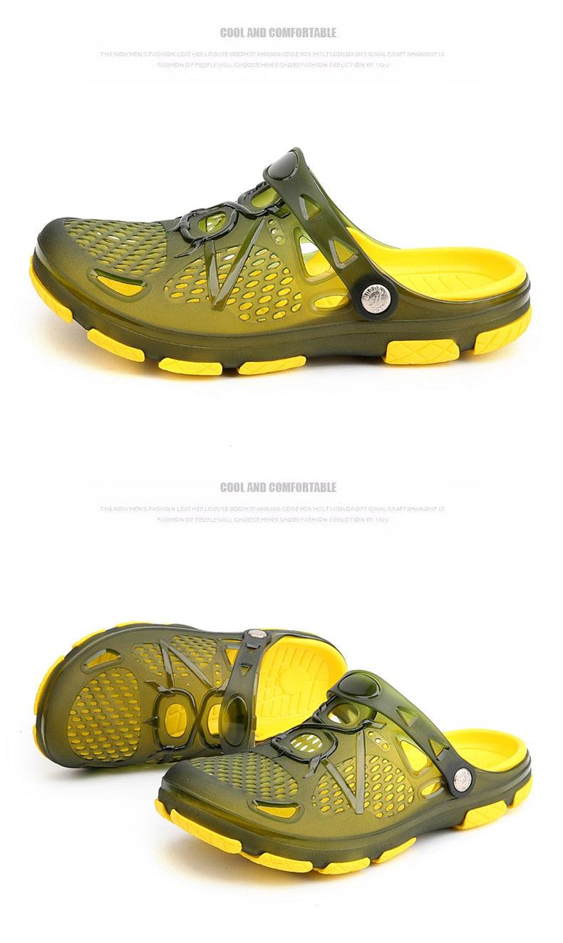 New Mens Sandals Summer Flip Flops Slippers Outdoor Beach Casual Shoes Sandals Water Shoes Outdoor Beach Yard Pool Shower Summer Sandals Outdoor Slippers