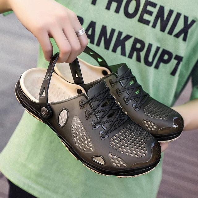 New Mens Sandals Summer Flip Flops Slippers Outdoor Beach Casual Shoes Sandals Water Shoes Outdoor Beach Yard Pool Shower Summer Sandals Outdoor Slippers