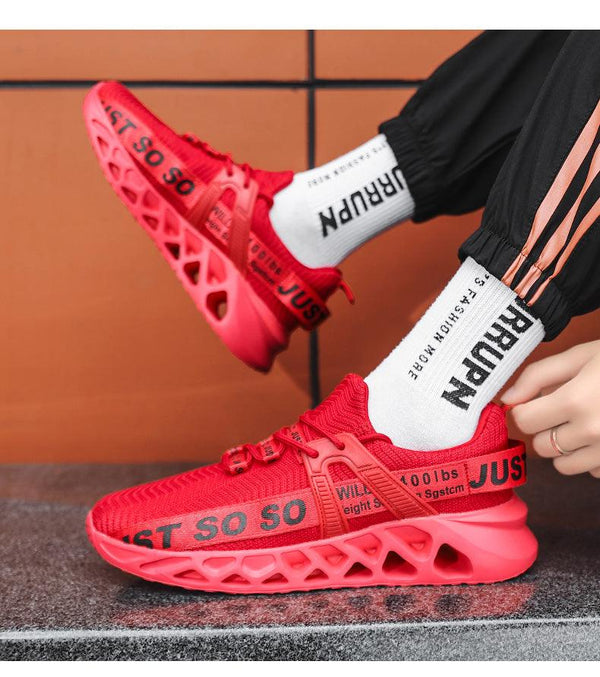 New Mens Sneakers Running Shoes Fashion Breathable Outdoor Sports Sneakers Soft Thick Bottom Athletic Men's Modern Running Sneakers For Outdoor Workout