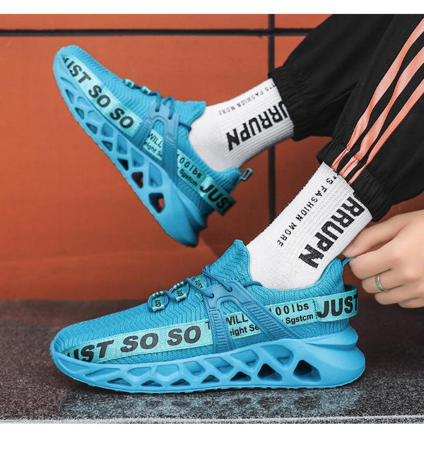 New Mens Sneakers Running Shoes Fashion Breathable Outdoor Sports Sneakers Soft Thick Bottom Athletic Men's Modern Running Sneakers For Outdoor Workout