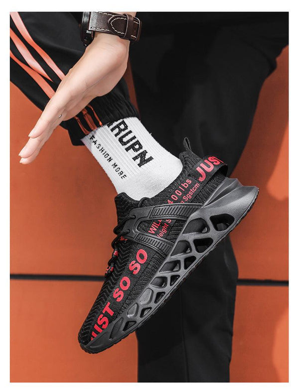 New Mens Sneakers Running Shoes Fashion Breathable Outdoor Sports Sneakers Soft Thick Bottom Athletic Men's Modern Running Sneakers For Outdoor Workout