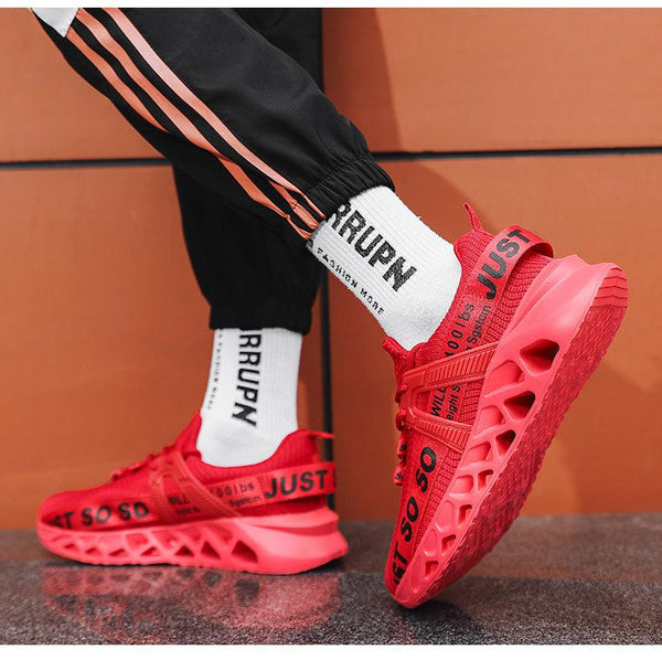 New Mens Sneakers Running Shoes Fashion Breathable Outdoor Sports Sneakers Soft Thick Bottom Athletic Men's Modern Running Sneakers For Outdoor Workout