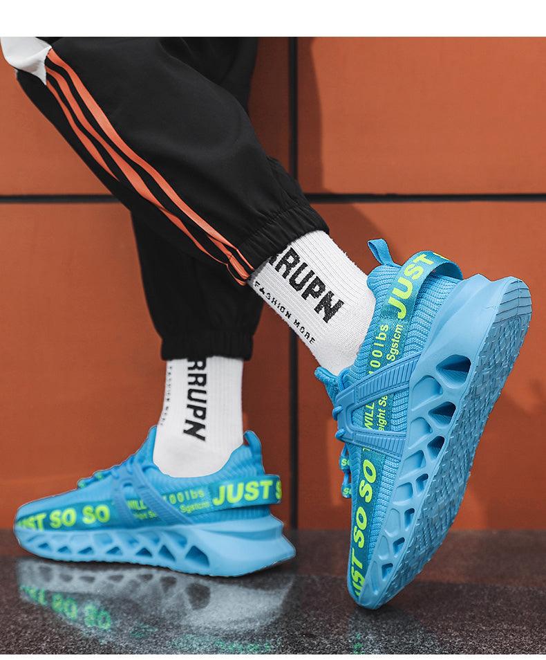 New Mens Sneakers Running Shoes Fashion Breathable Outdoor Sports Sneakers Soft Thick Bottom Athletic Men's Modern Running Sneakers For Outdoor Workout