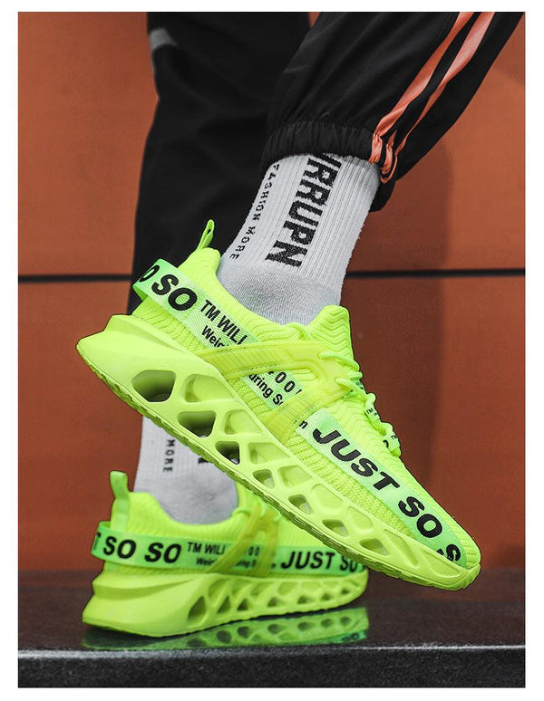 New Mens Sneakers Running Shoes Fashion Breathable Outdoor Sports Sneakers Soft Thick Bottom Athletic Men's Modern Running Sneakers For Outdoor Workout