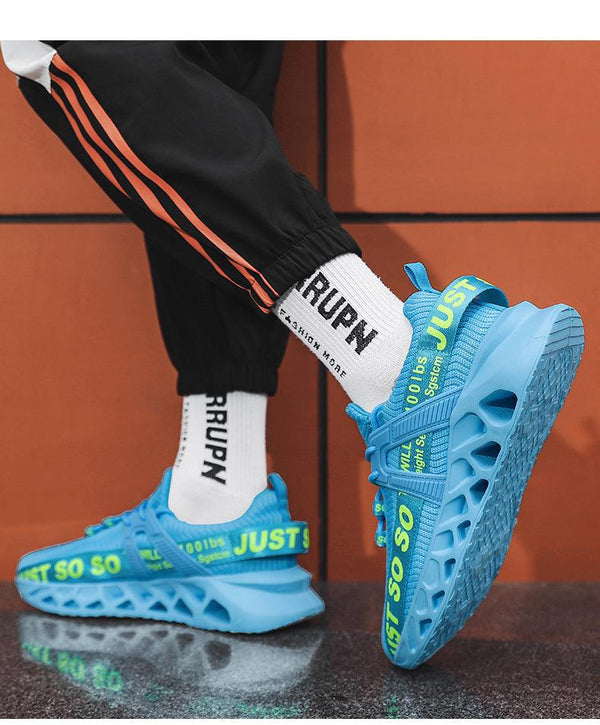 New Mens Sneakers Running Shoes Fashion Breathable Outdoor Sports Sneakers Soft Thick Bottom Athletic Men's Modern Running Sneakers For Outdoor Workout