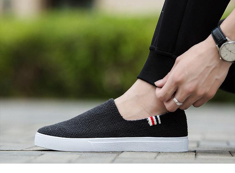 New Mens Womens Casual Flat Canvas Shoes Lightweight Elegant Shoes Men Casual Walking Sneakers Comfortable Modern White Soft Sneakers