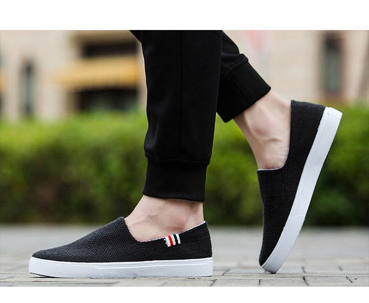 New Mens Womens Casual Flat Canvas Shoes Lightweight Elegant Shoes Men Casual Walking Sneakers Comfortable Modern White Soft Sneakers