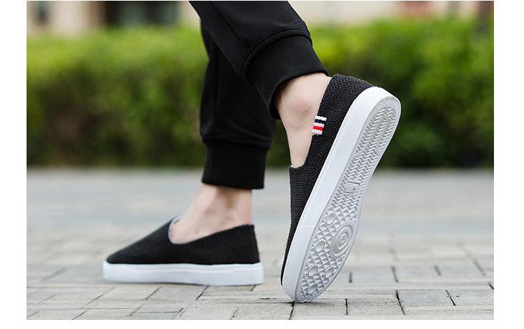 New Mens Womens Casual Flat Canvas Shoes Lightweight Elegant Shoes Men Casual Walking Sneakers Comfortable Modern White Soft Sneakers