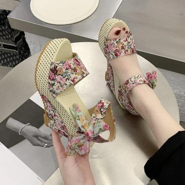 New Modern Women Wood High Heels Sandals Elegant Stylish Design Summer Womens Shoes