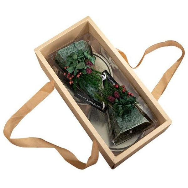 New Nordic Christmas Tree Scented Candle Simple Wedding Home Decor Christmas Tree Scented Candle Cute Candle for Christmas New Years Long Burn Time Unique Fragrance Candle