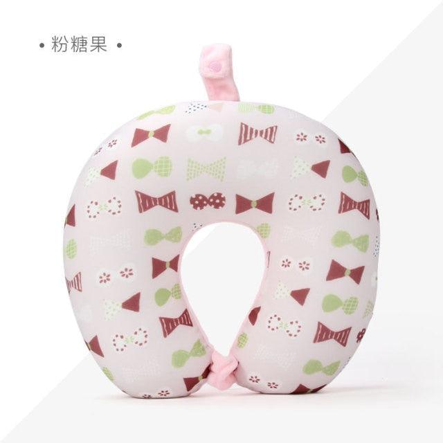 New Polar Bear And Cat U-shaped Travel Pillows For Sleeping Microbead Foam Cartoon Neck Pillow Office Airplane Soft Headrest Premium Travel Pillow Sleep with NO Neck Pain Super Soft Memory Foam Neck Pillow Easy Washing