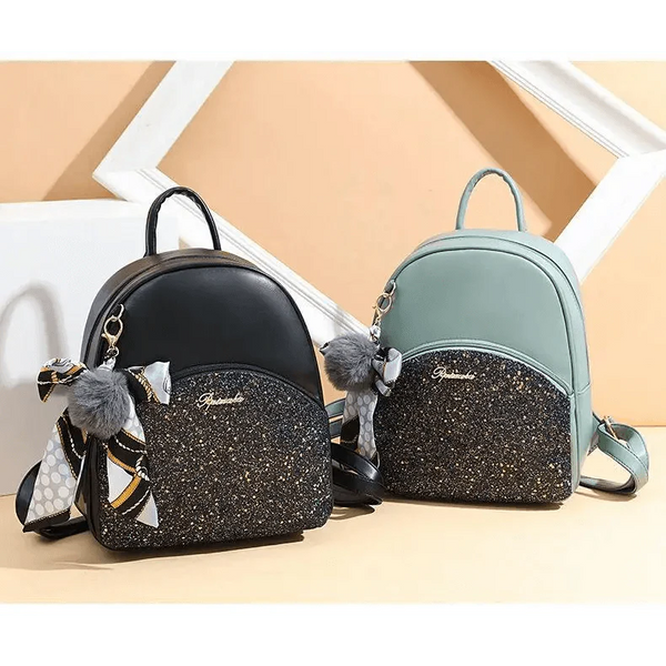 New PU Leather Business Backpacks For Ladies And Girls Fashion Designer Teenage Girls Student School Bags