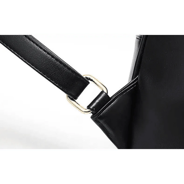 New PU Leather Business Backpacks For Ladies And Girls Fashion Designer Teenage Girls Student School Bags