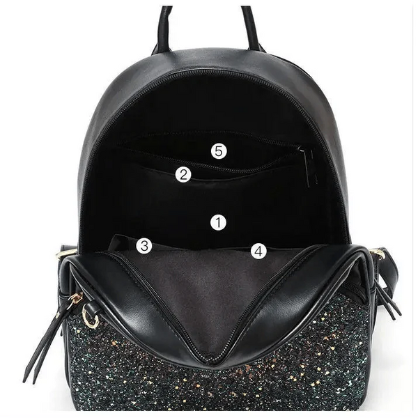 New PU Leather Business Backpacks For Ladies And Girls Fashion Designer Teenage Girls Student School Bags