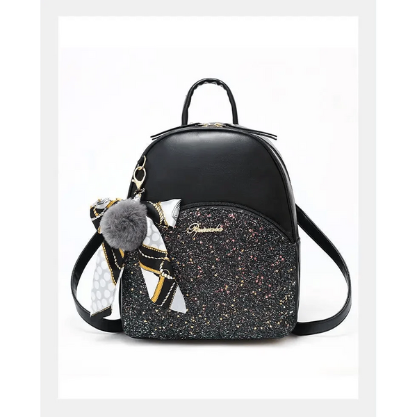 New PU Leather Business Backpacks For Ladies And Girls Fashion Designer Teenage Girls Student School Bags