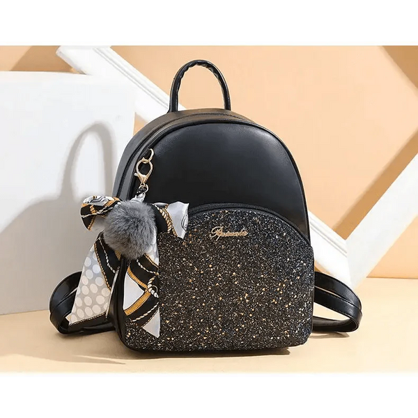 New PU Leather Business Backpacks For Ladies And Girls Fashion Designer Teenage Girls Student School Bags