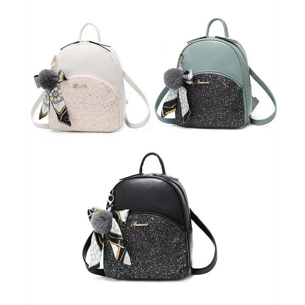 New PU Leather Business Backpacks For Ladies And Girls Fashion Designer Teenage Girls Student School Bags