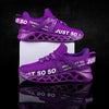 New Purple Womens Sport Sneakers Running Mesh Platform Sneakers Breathable Tennis Outdoor Lightweight Twist Bottom Breathable Tennis Sport Shoes For Workout Walking Outdoor Sport Gym