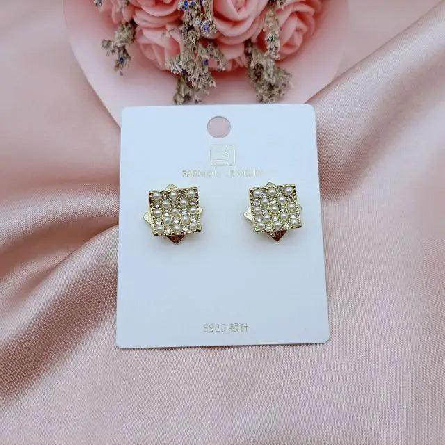 New Retro high-quality Pineapple pearl earrings Fashion Jewelry for women and Girls In Trend Design - Women Fashion Accessories