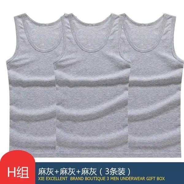 New Sale 100% Soft Cotton Mens Modern Sleeveless Tank Top Solid Muscle Vest Athletic Undershirts O-neck Gym Clothing Tees Tops Unique Soft Comfortable Summer Tops For Men Soft Cotton Sleeveless Tops for Men Classic Tank Tops