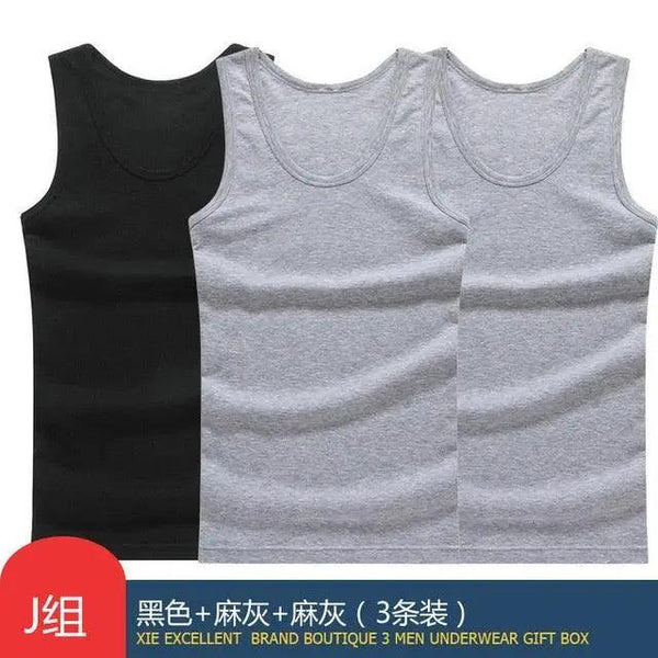 New Sale 100% Soft Cotton Mens Modern Sleeveless Tank Top Solid Muscle Vest Athletic Undershirts O-neck Gym Clothing Tees Tops Unique Soft Comfortable Summer Tops For Men Soft Cotton Sleeveless Tops for Men Classic Tank Tops