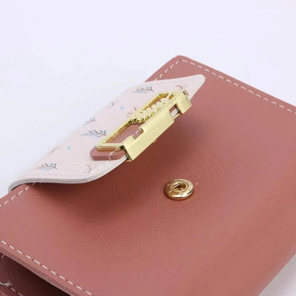 New Short PU Leather Clutch Bags Card Holder Wallet And  Small Coin Purse for Women And Girls