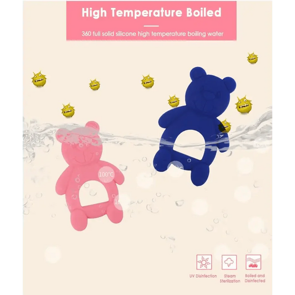 New Silicone Baby Teethers Cute Bear Shape Kids Teethers Safety Children Teething Infants Chewing Toys Newborn Dental Care