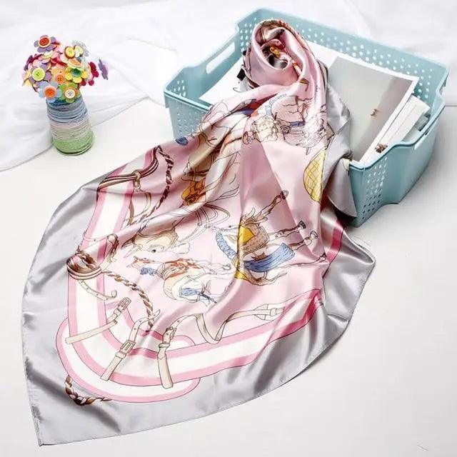 New Silk Scarf  Long Large Shawls Wraps Winter Neck Scarves For Women  Women Soft Scarves Shawl Long Scarf Wrap Scarves