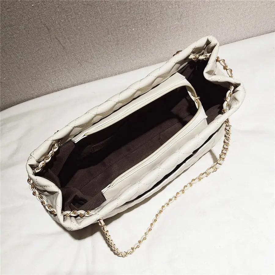 Women Pu Leather Shoulder Bag Fashionable Designer Luxury Female Large Capacity Crossbody Bag