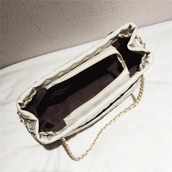 Women Pu Leather Shoulder Bag Fashionable Designer Luxury Female Large Capacity Crossbody Bag