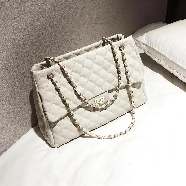 Women Pu Leather Shoulder Bag Fashionable Designer Luxury Female Large Capacity Crossbody Bag