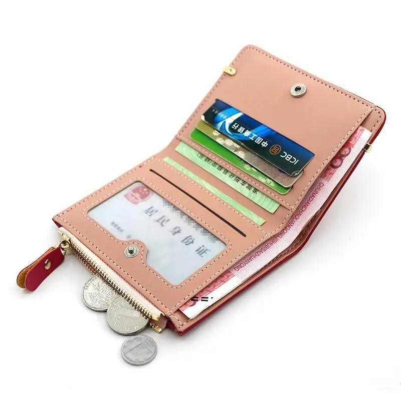 New Small Women's Wallet, Coin Purse, Fashionable Wallets, Card Holder Small Ladies Wallet For Female And Mini Clutch For Girl