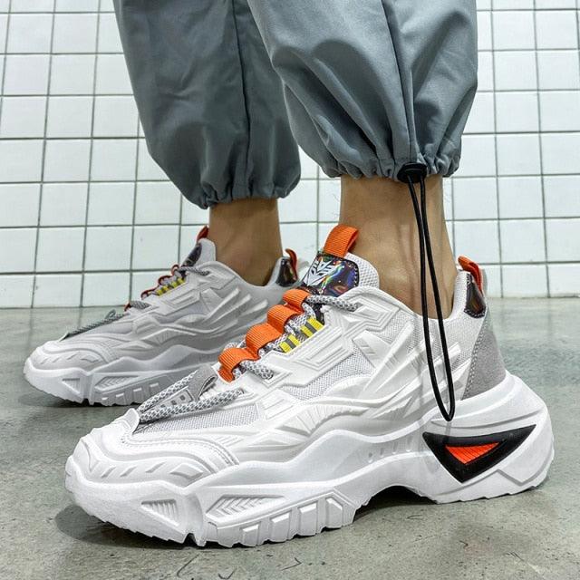 New Sports Mens Flats Sneakers Modern Design Man Running Shoes Mixed Colors Fashion Sports Black Popular Style Running Casual Walking Sneakers