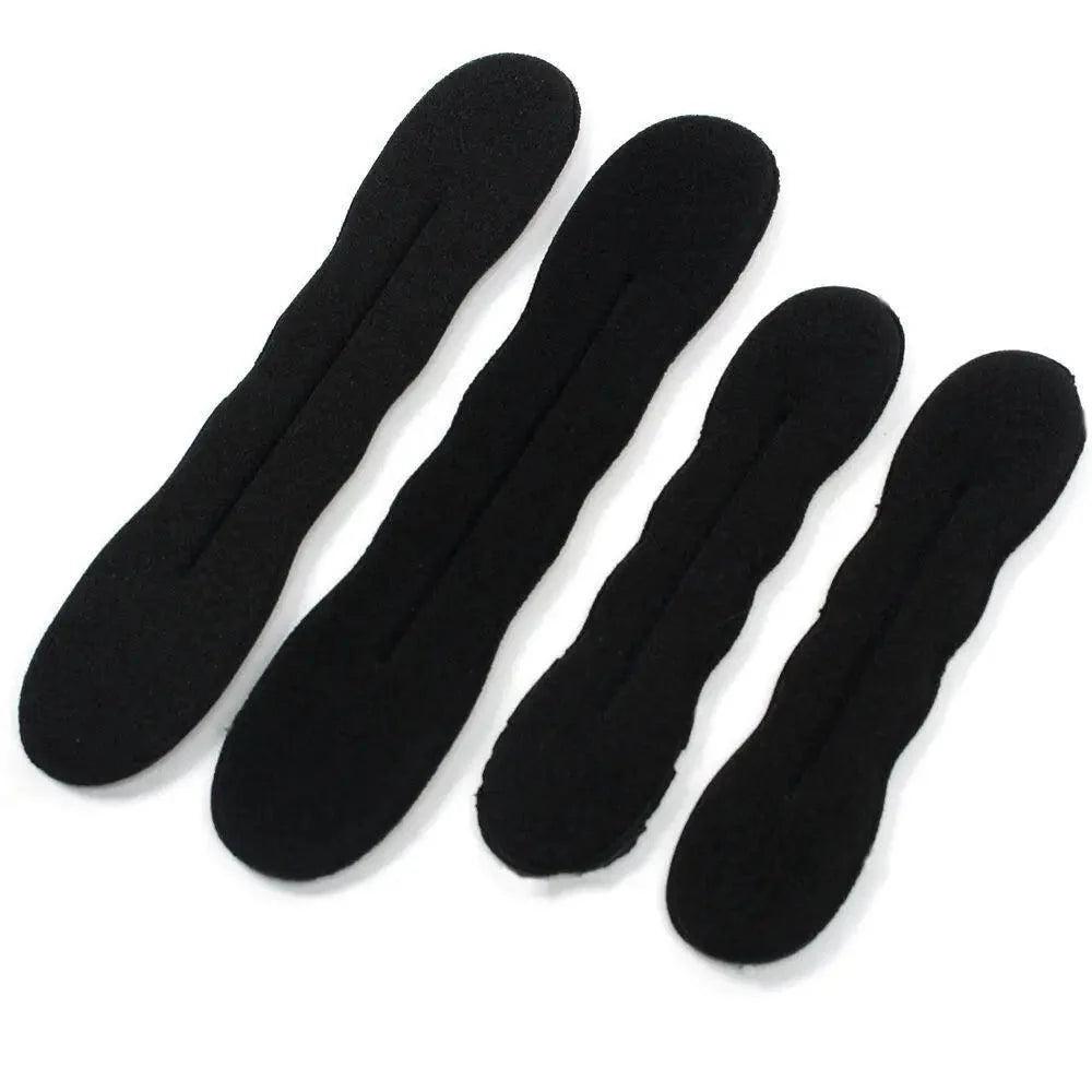 New Style  Black Hair Styling Bun Curler Classic Magic Hair Bun Maker Foam Sponge Bun Twist Hair Shaper For Women